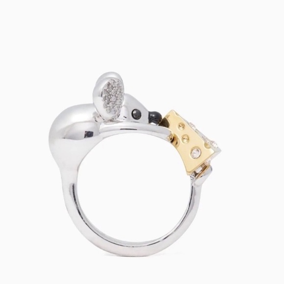$89 Kate Spade Year of the Rat Ring in silver and gold - Picture 5 of 5
